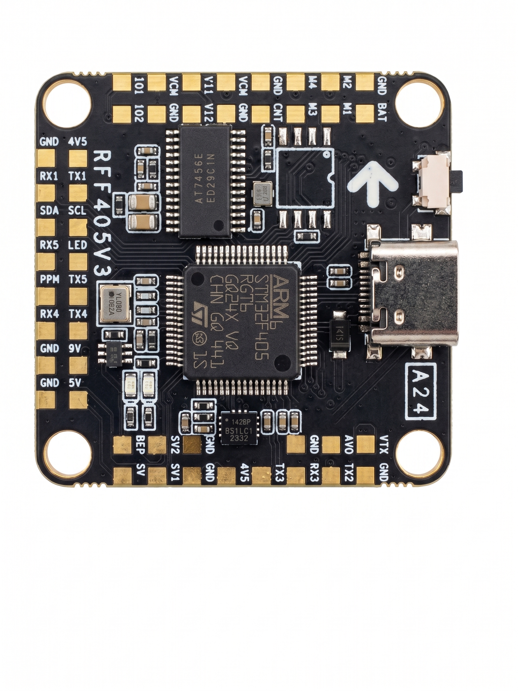 OEM RFFS-F405-50A Fpv Drone Uçuş Kontrol Kartı + 50A Esc Stack (STM32F405, ICM42688P, DSHOT600)