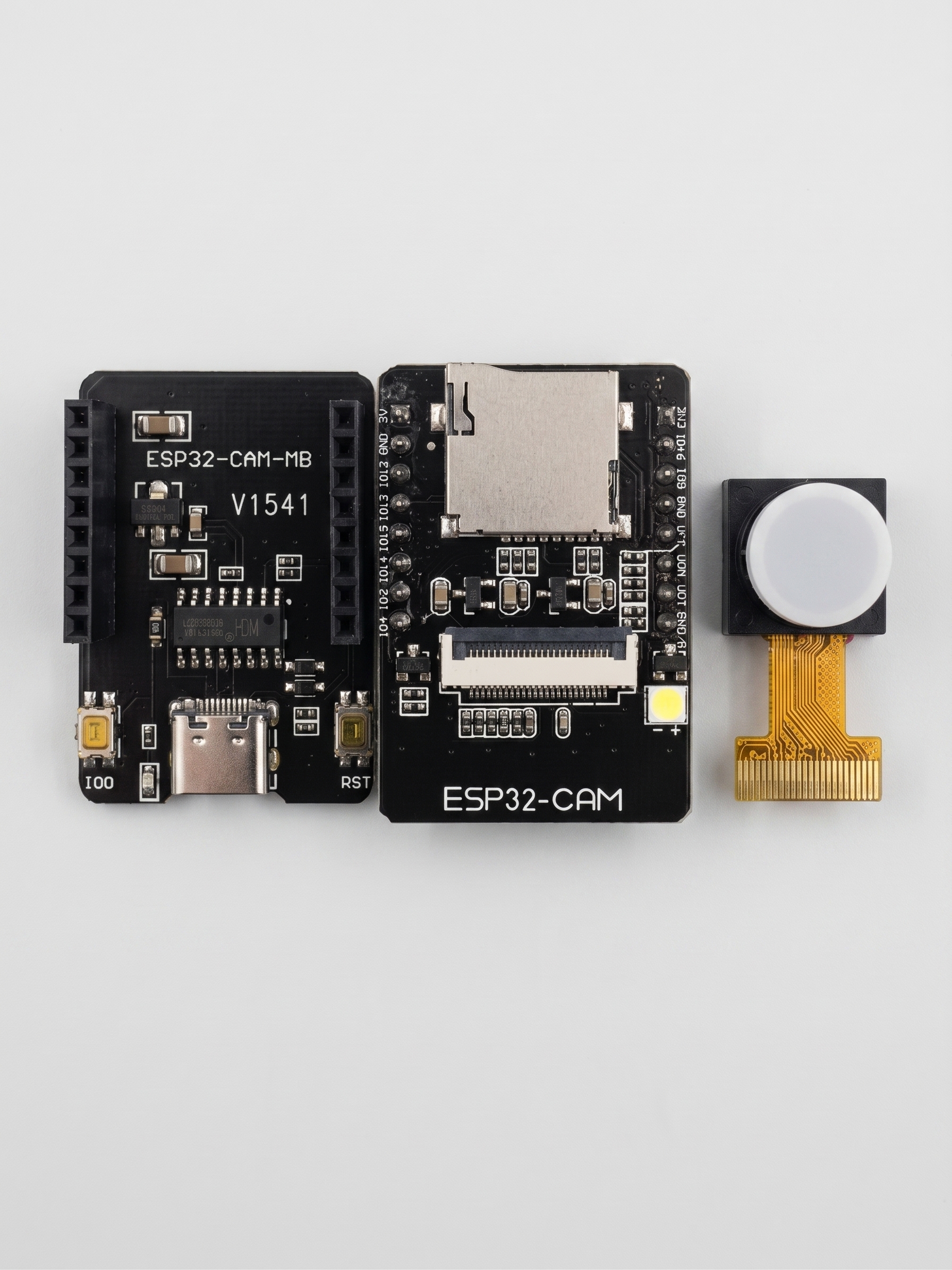 ESP32-CAM Geliştirme Seti (OV3660 Kamera + MB Programlayıcı)