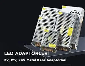 5V 10A 50W LED Şerit Güç Kaynağı (Adaptör / Trafo)