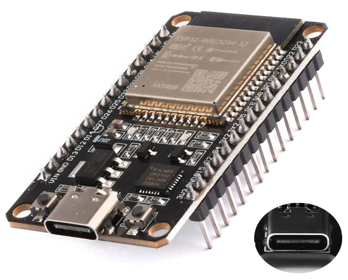 ESP32 DevKit 30 Pin Type-C Geliştirme Kartı (V3 Güncel Çip)